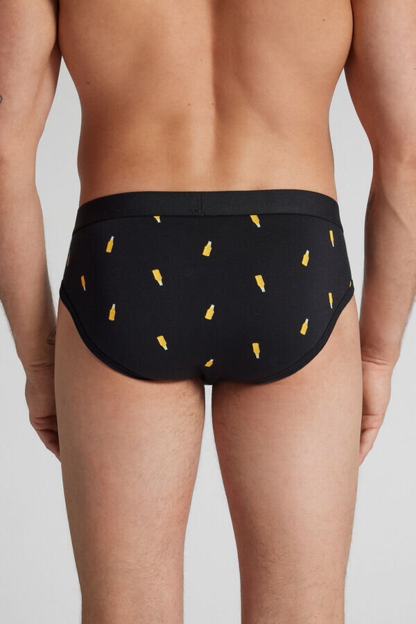 Beer Bottle Print Superior Cotton Briefs Beer Bottle Print Superior Cotton Briefs