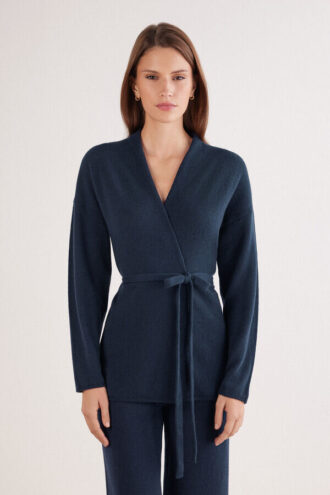 Belted Cardigan in 1 Cashmere