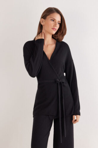 Belted Cardigan in 1 Cashmere
