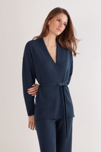 Belted Cardigan in 1 Cashmere