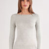 Boat Neck Modal Cashmere Ultralight Top