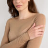 Boat Neck Modal Cashmere Ultralight Top