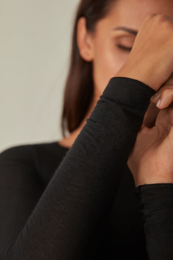 Boat Neck Modal Cashmere Ultralight Top Boat Neck Modal Cashmere Ultralight Top