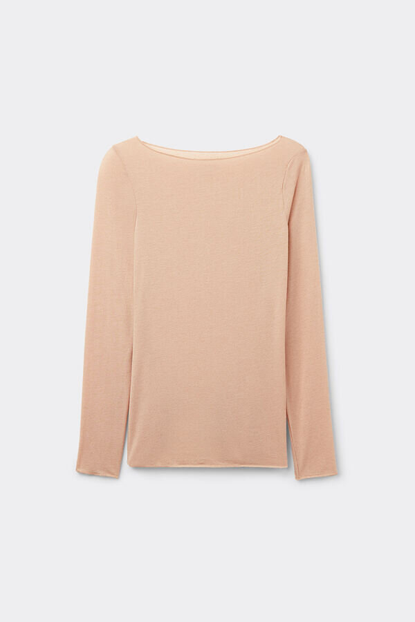 Boat Neck Modal Cashmere Ultralight Top Boat Neck Modal Cashmere Ultralight Top
