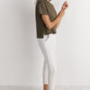 Boxy Fit Short Sleeve Top in Cotton