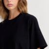 Boxy Fit Short Sleeve Top in Cotton
