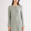Button-Front Lace Detail Nightdress Button-Front Lace Detail Nightdress