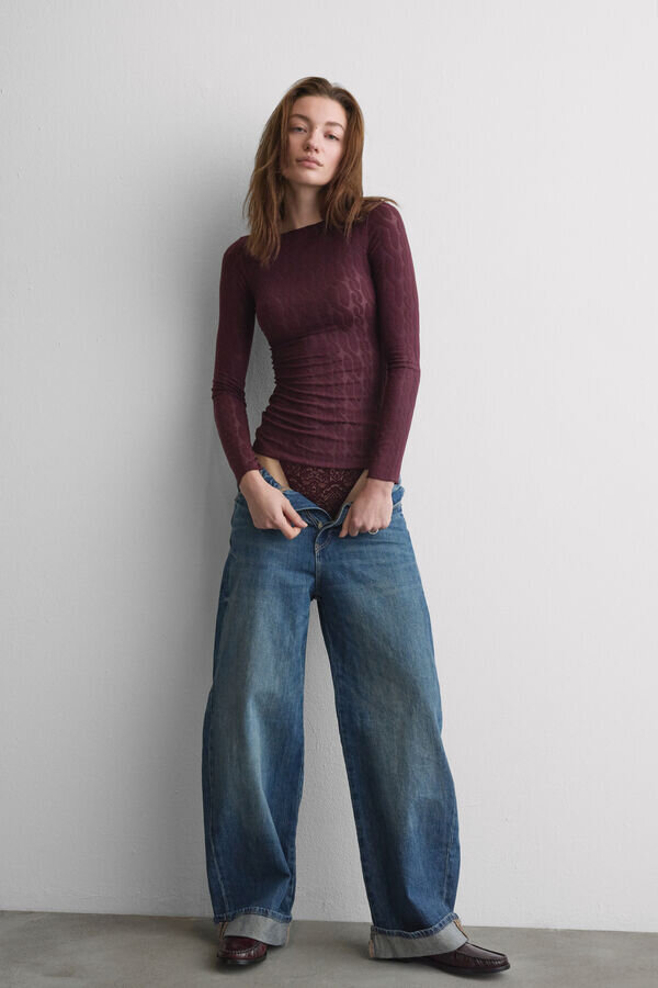 Cable Knit Bateau Neck Top in Ultralight with Cashmere Cable Knit Bateau Neck Top in Ultralight with Cashmere