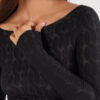 Cable Knit Bateau Neck Top in Ultralight with Cashmere Cable Knit Bateau Neck Top in Ultralight with Cashmere