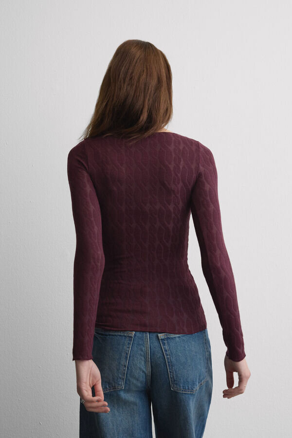 Cable Knit Bateau Neck Top in Ultralight with Cashmere Cable Knit Bateau Neck Top in Ultralight with Cashmere