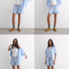 Chambray Ni Cotton and Modal Short Pajamas Chambray Ni Cotton and Modal Short Pajamas