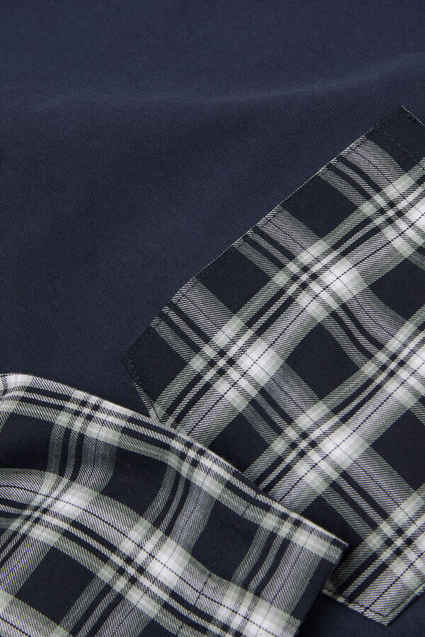 Check Cloth and Cotton Short Pajamas Check Cloth and Cotton Short Pajamas