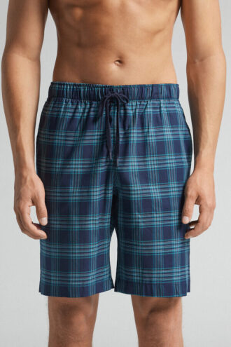 Check Print Cloth Shorts