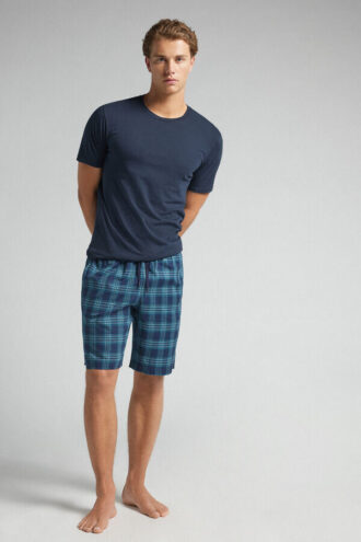 Check Print Cloth Shorts