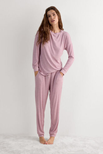 Comfort Chic Bateau Neck Long Sleeve Modal Top