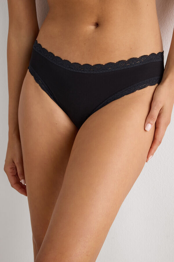 Cotton and Lace Panties Cotton and Lace Panties