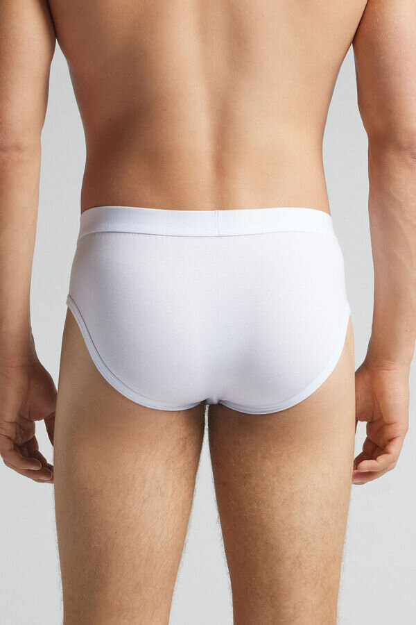 Cotton Briefs with Exposed Elastic Cotton Briefs with Exposed Elastic