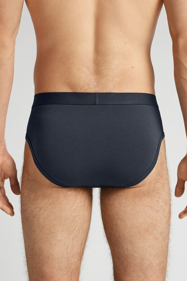 Cotton Briefs with Exposed Elastic Cotton Briefs with Exposed Elastic