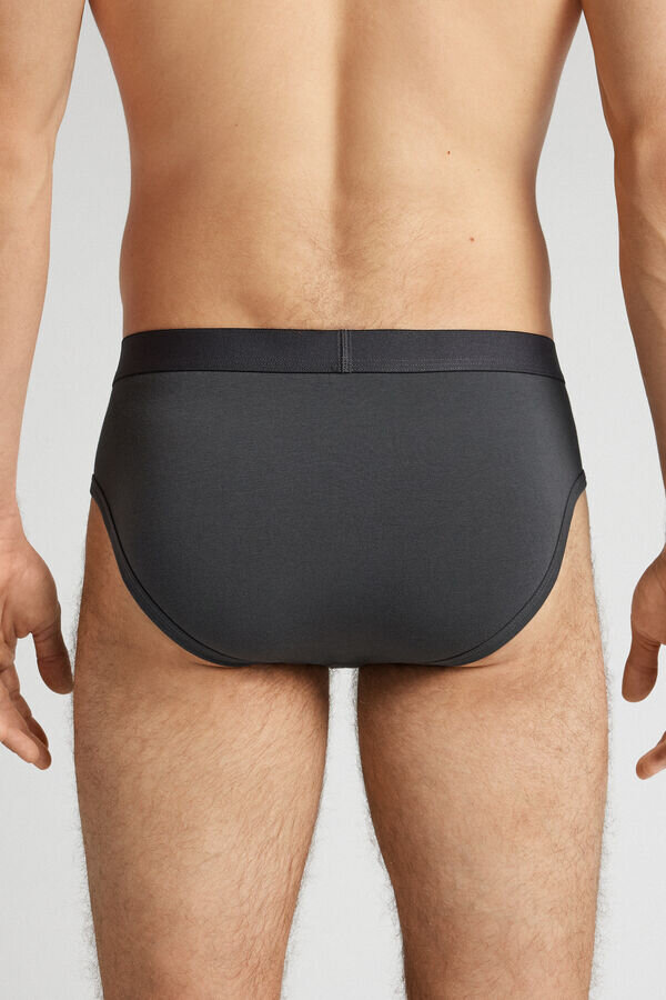 Cotton Briefs with Exposed Elastic Cotton Briefs with Exposed Elastic