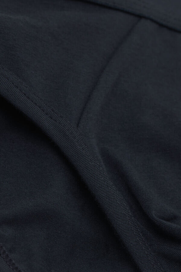 Cotton Briefs with Exposed Elastic Cotton Briefs with Exposed Elastic