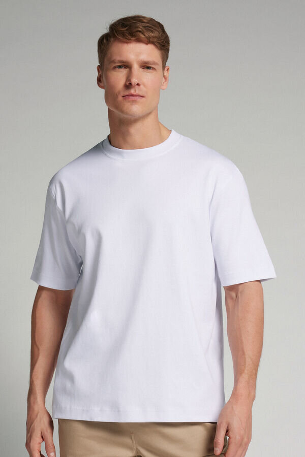 Cotton Interlock Oversized T-Shirt Cotton Interlock Oversized T-Shirt