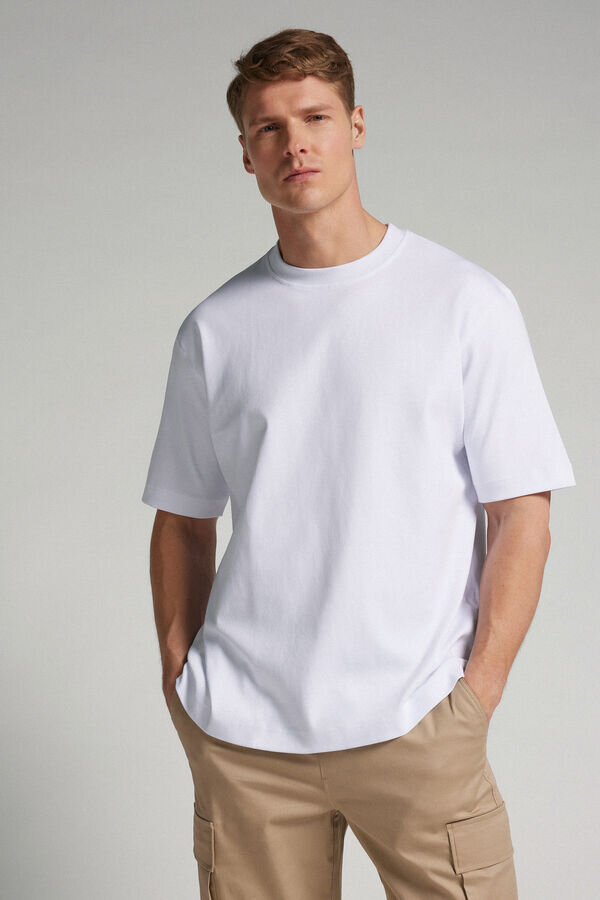 Cotton Interlock Oversized T-Shirt Cotton Interlock Oversized T-Shirt