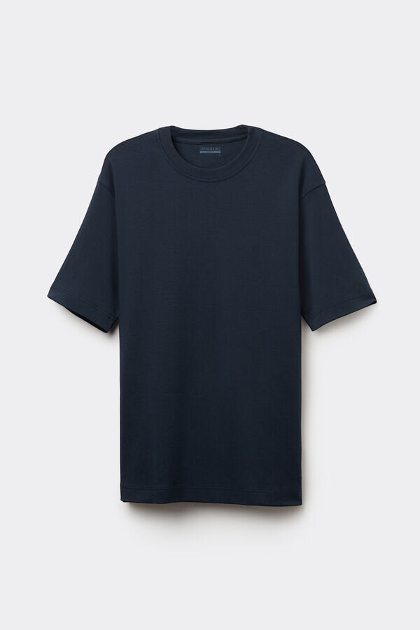 Cotton Interlock Oversized T-Shirt Cotton Interlock Oversized T-Shirt
