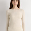 Crewneck Top in Modal Light with Cashmere Lame Crewneck Top in Modal Light with Cashmere Lame