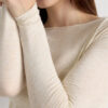 Crewneck Top in Modal Light with Cashmere Lame Crewneck Top in Modal Light with Cashmere Lame