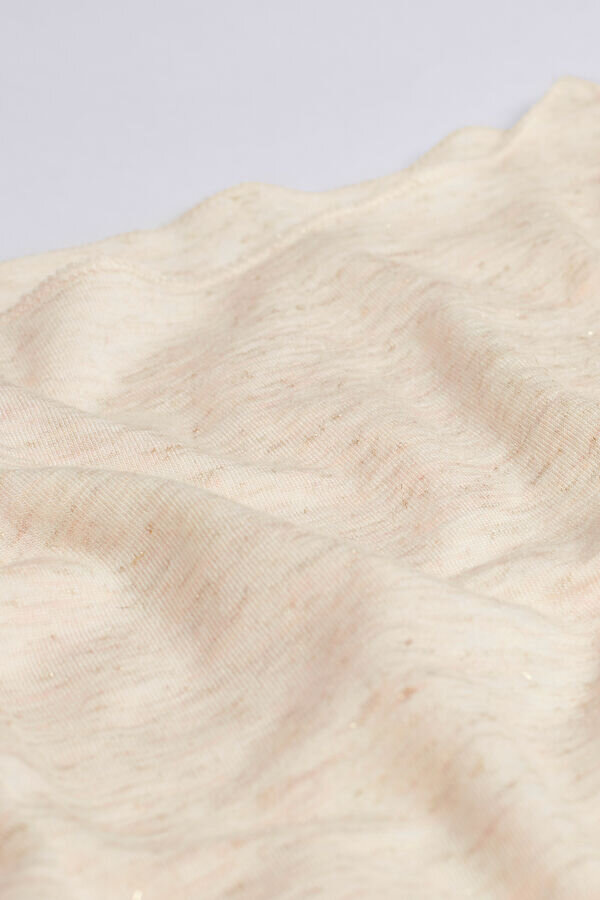 Crewneck Top in Modal Light with Cashmere Lame Crewneck Top in Modal Light with Cashmere Lame