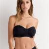 Diletta Bandeau Balconette Bra in Ultralight Microfiber