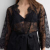 Elegance Embodied Lace Robe