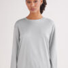 Elevated Cotton Long Sleeve Top in Cotton