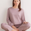Elevated Cotton Long Sleeve Top in Cotton Elevated Cotton Long Sleeve Top in Cotton