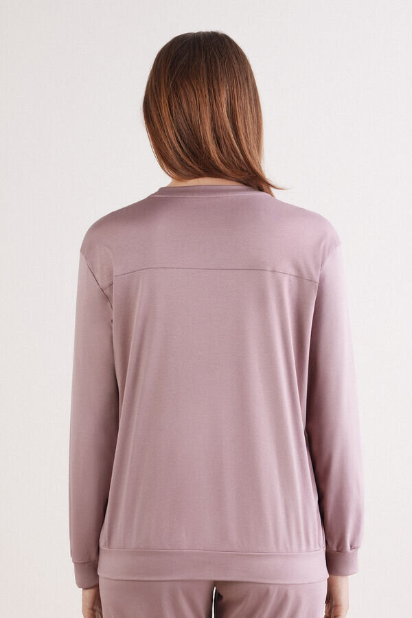 Elevated Cotton Long Sleeve Top in Cotton Elevated Cotton Long Sleeve Top in Cotton