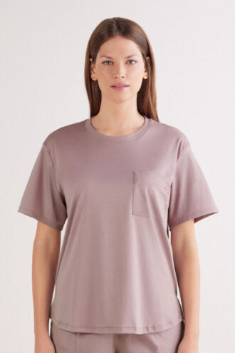 Elevated Cotton Short Sleeve Top