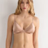 Emma Refined Everyday Bralette Triangle Bra in Silk