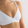 Emma Triangle Bra in Natural Cotton