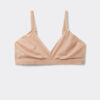Emma Triangle Bra in Natural Cotton
