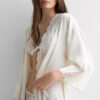 Ethereal Embrace Long Silk Robe Ethereal Embrace Long Silk Robe