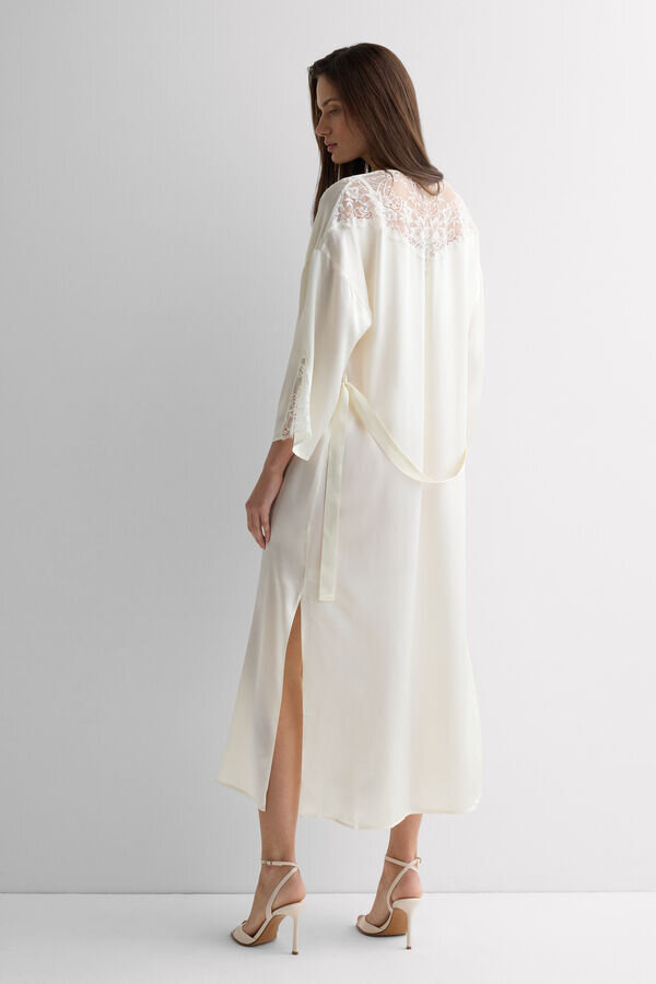 Ethereal Embrace Long Silk Robe Ethereal Embrace Long Silk Robe