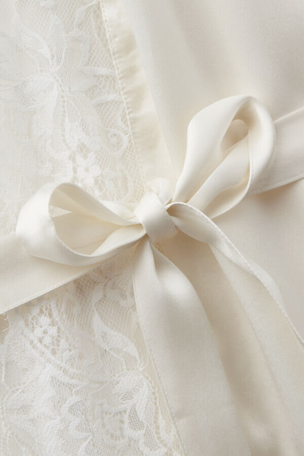 Ethereal Embrace Long Silk Robe Ethereal Embrace Long Silk Robe