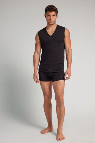 Extrafine Superior Cotton V-Neck Tank Top