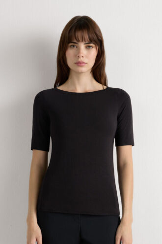Fresh Bamboo Bateau Neck Top