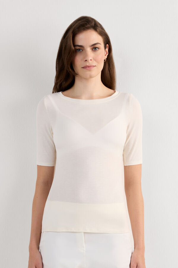 Fresh Bamboo Bateau Neck Top Fresh Bamboo Bateau Neck Top