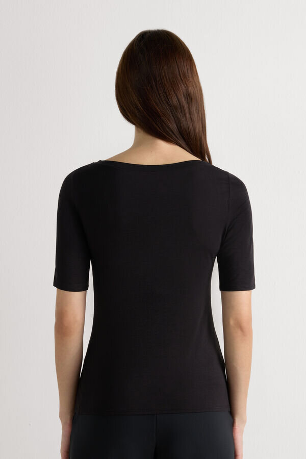 Fresh Bamboo Bateau Neck Top Fresh Bamboo Bateau Neck Top