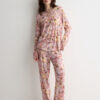 Fresh Bamboo Full Length Pajamas with Blossom Print