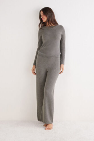 Full Length Palazzo Pants in 1 Cashmere