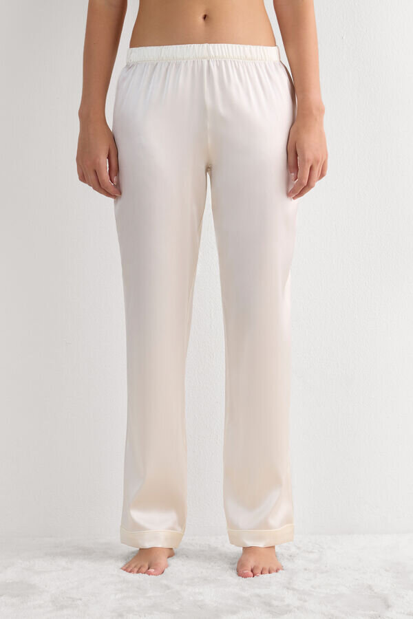 Full Length Silk Pants Full Length Silk Pants