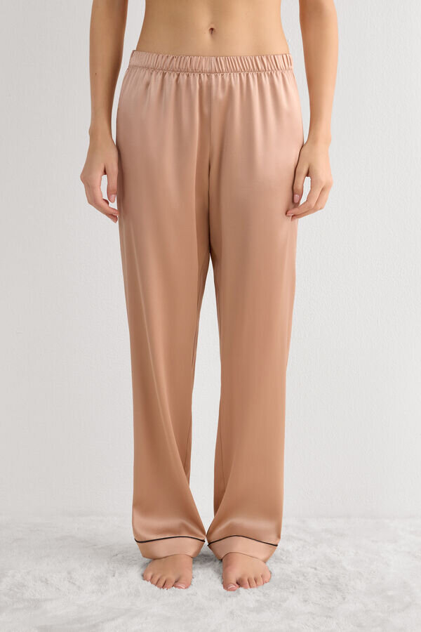 Full Length Silk Pants Full Length Silk Pants